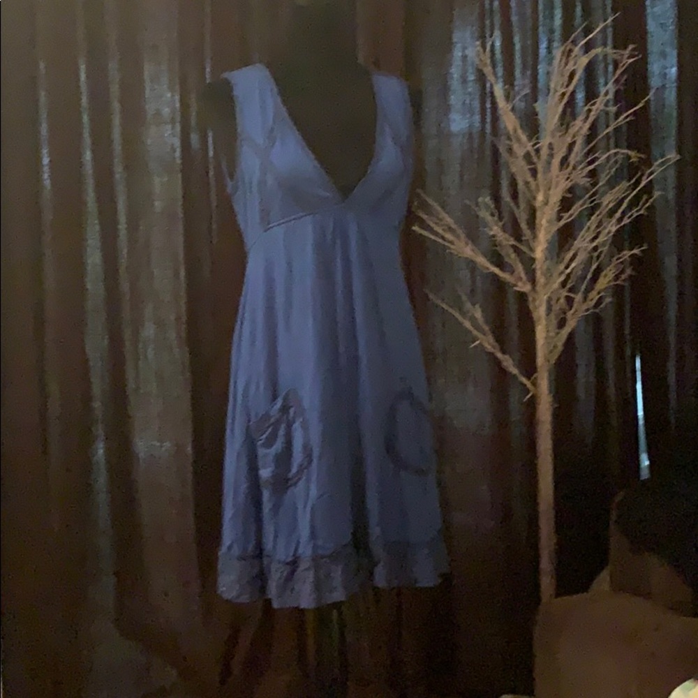 Free People royal blue dress